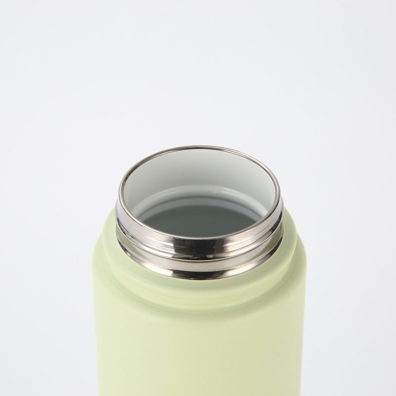 Crossing Urban Ceramic S/S Insulated Flat Cap Bottle With Handle 720ml - Pistachio Dusty Rose (Mix)