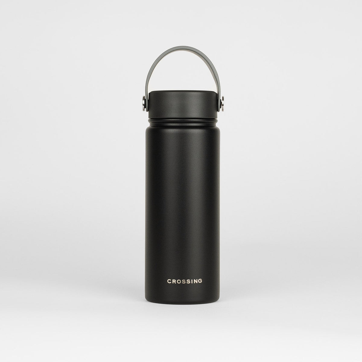 Crossing Urban Insulated S/S Bottle W Handle 540ml - Ebony