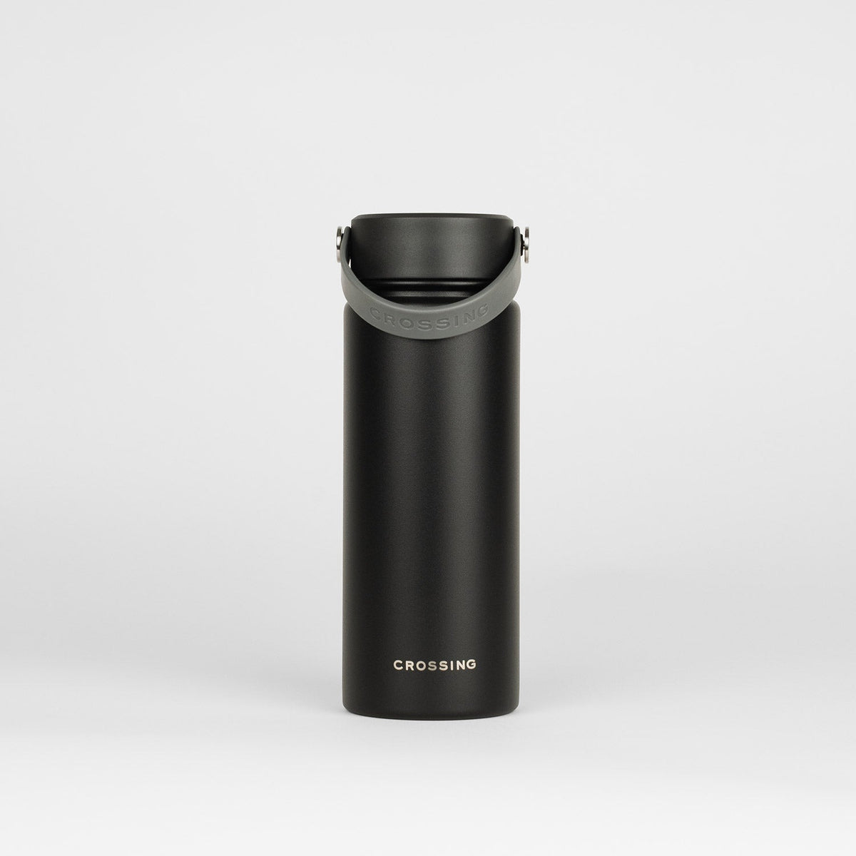 Crossing Urban Insulated S/S Bottle W Handle 540ml - Ebony