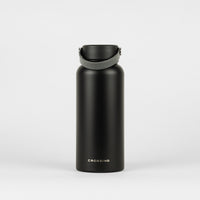 Crossing Urban Insulated S/S Bottle W Handle 950ml - Ebony