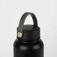 Crossing Urban Insulated S/S Bottle W Handle 950ml - Ebony