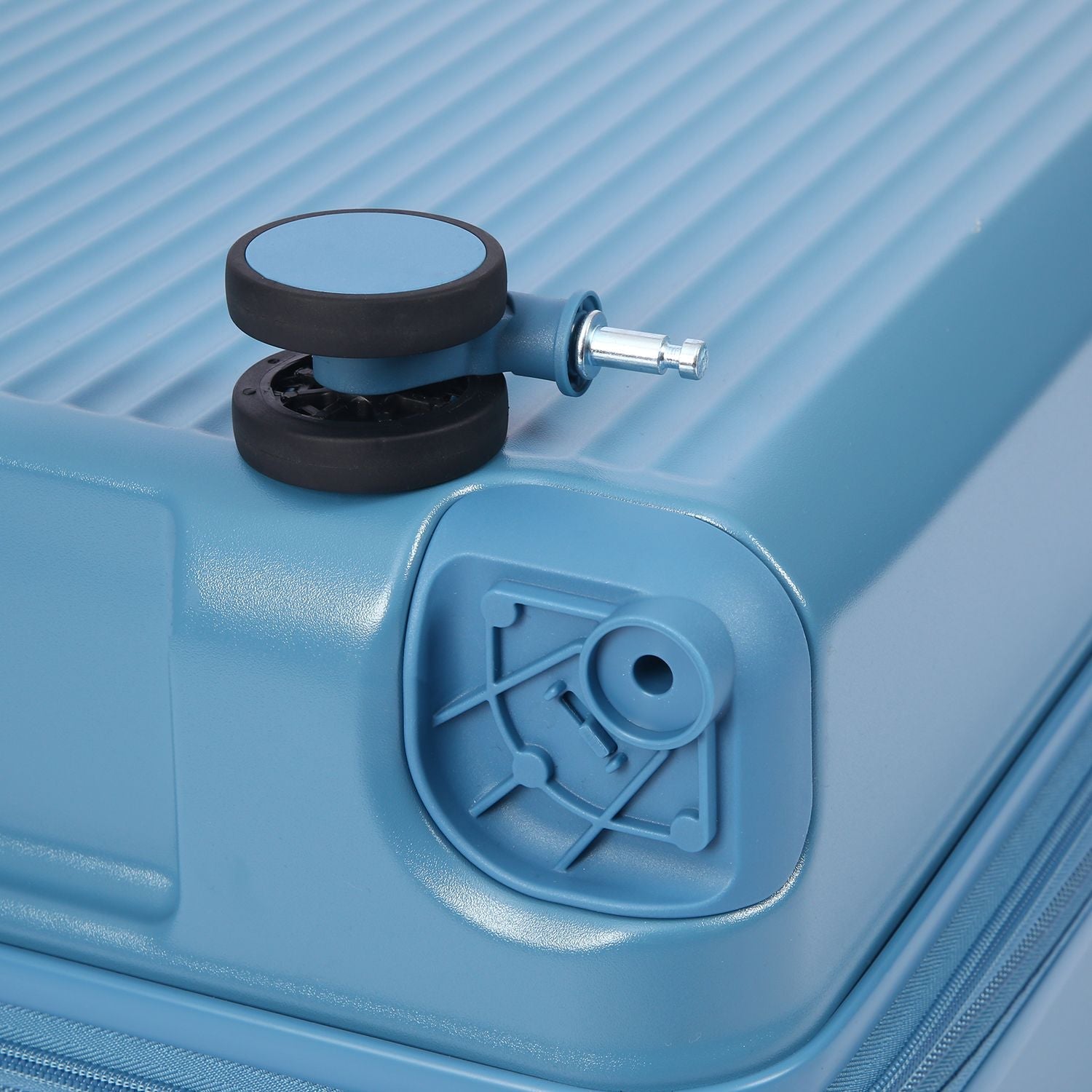 Crossing VIVE Polycarbonate Expandable Carry On Luggage T20 - Blue