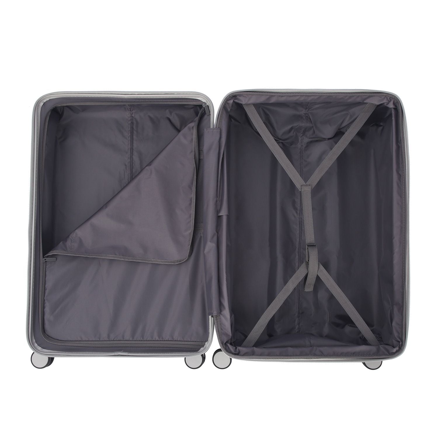 Crossing VIVE Polycarbonate Expandable Large Luggage T30 - Grey