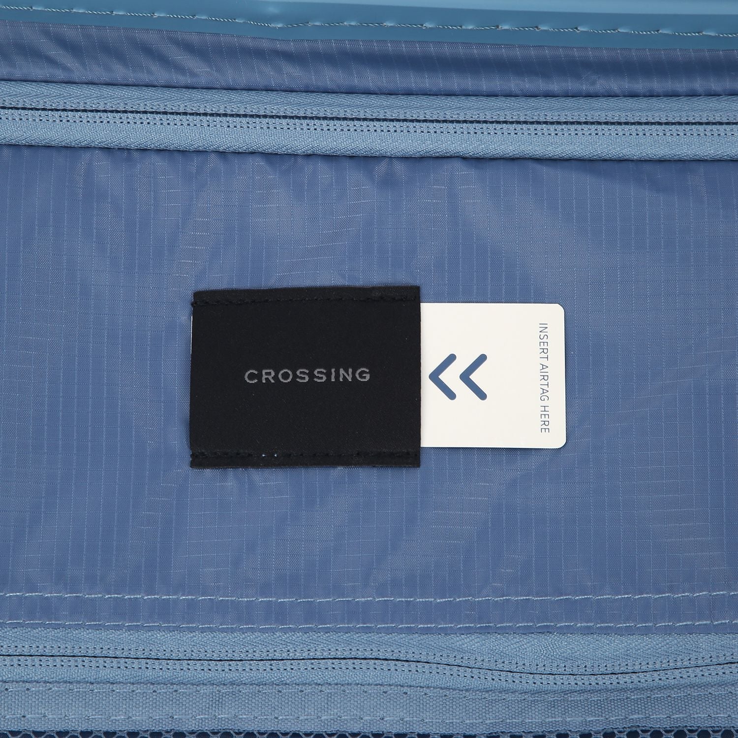 Crossing VIVE Polycarbonate Expandable Medium Luggage T25 - Blue