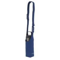 Crossing Waterproof Checked Nylon Dual Carry Water Bottle Bag - Light Blue