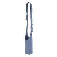 Crossing Waterproof Checked Nylon Dual Carry Water Bottle Bag - Smoke Blue