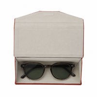 Crossing Waterproof Ripstop Nylon Foldable Glasses Case - Forest Green