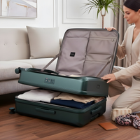 CROSSING INVI 20" Carry On Expandable Luggage With Front & Middle Access V3 - Squash