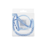 Crossing Paracord Bottle Carrier Strap with Carabiner - Blue