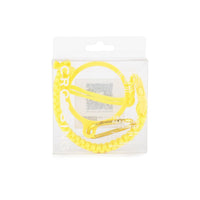 Crossing Paracord Bottle Carrier Strap with Carabiner - Yellow