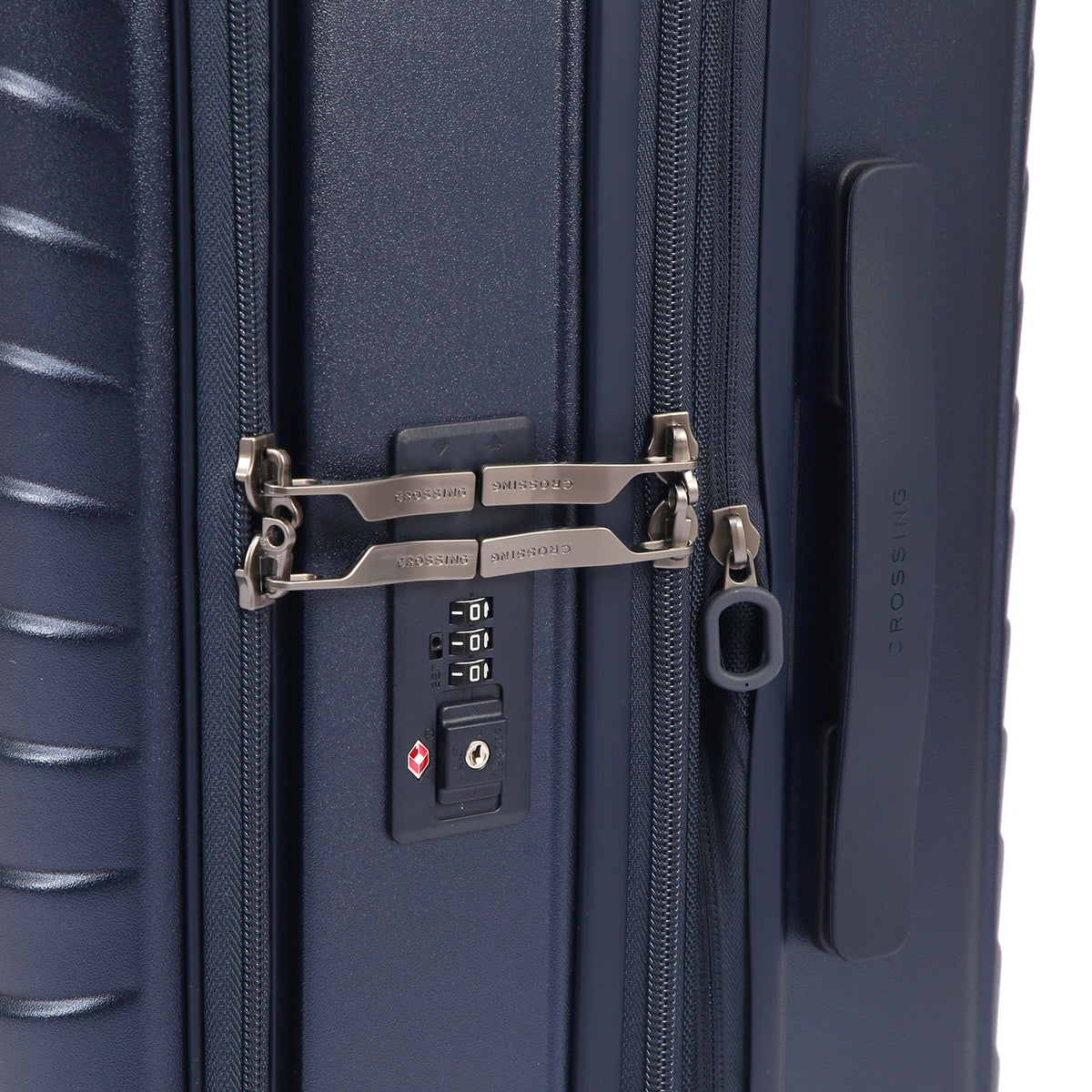 CROSSING INVI 30" Large Expandable Luggage With Front & Middle Access V3 - Dark Blue