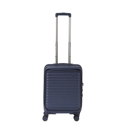 CROSSING INVI 20" Carry On Expandable Luggage With Front & Middle Access V3 - Dark Blue
