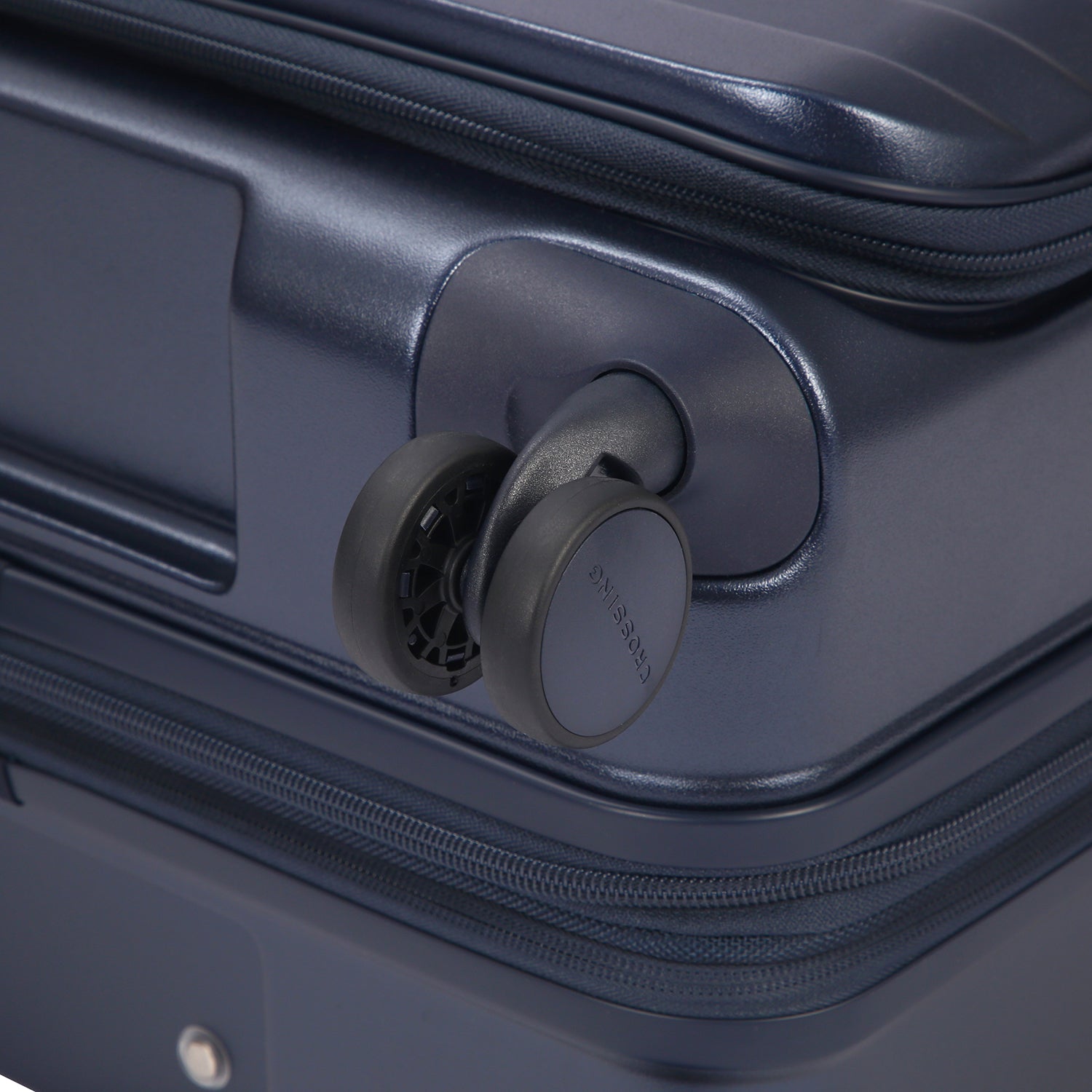 CROSSING INVI 20" Carry On Expandable Luggage With Front & Middle Access V3 - Dark Blue