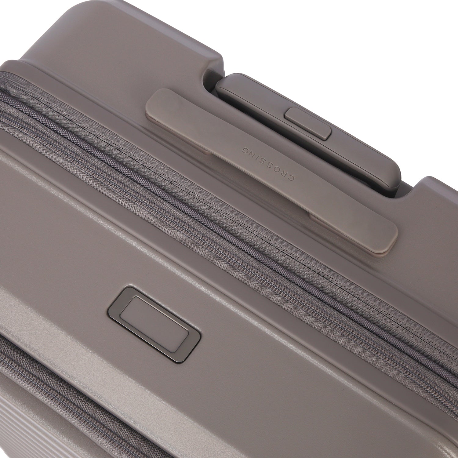 CROSSING INVI 25" Medium Expandable Luggage With Front & Middle Access V3 - Latte