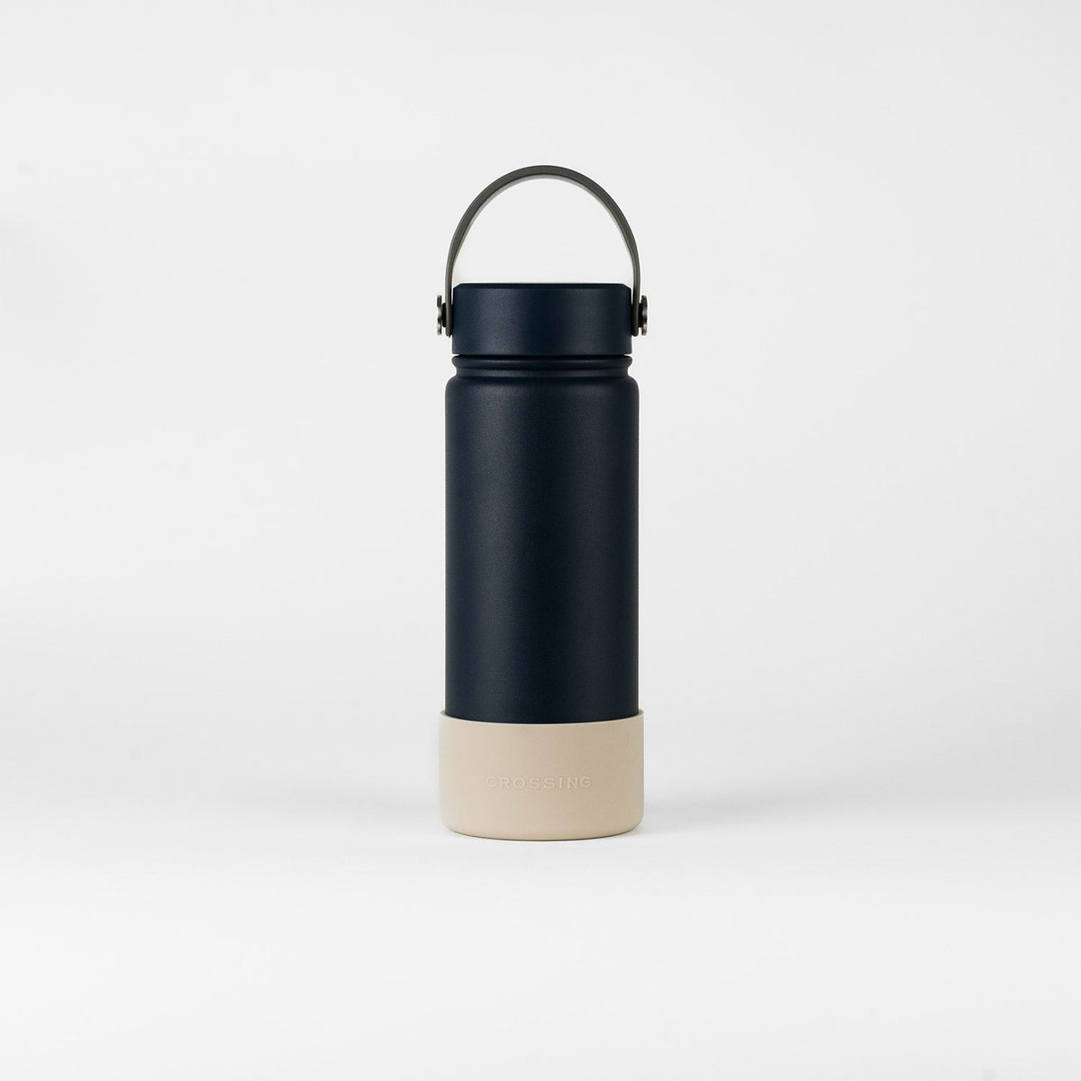 Crossing Silicone Water Bottle Boot - Fits Diameter 7-7.5cm (550ml) Blistered Pack - Beige