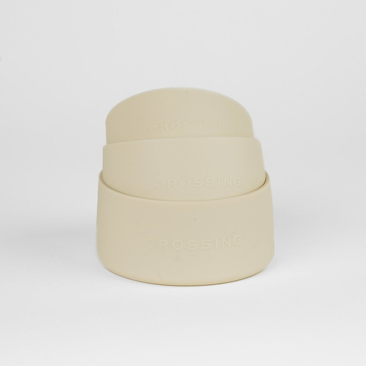 Crossing Silicone Water Bottle Boot - Fits Diameter 7-7.5cm (550ml) Blistered Pack - Cream