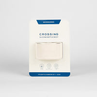 Crossing Silicone Water Bottle Boot - Fits Diameter 7-7.5cm (550ml) Blistered Pack - Cream