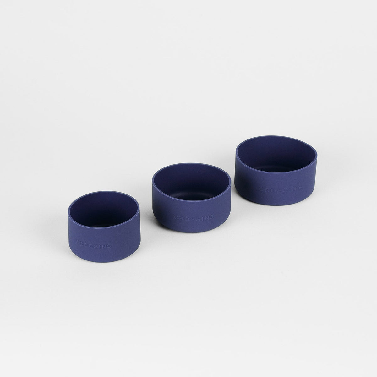 Crossing Silicone Water Bottle Boot - Fits Diameter 7-7.5cm (550ml) Blistered Pack - Dark Blue
