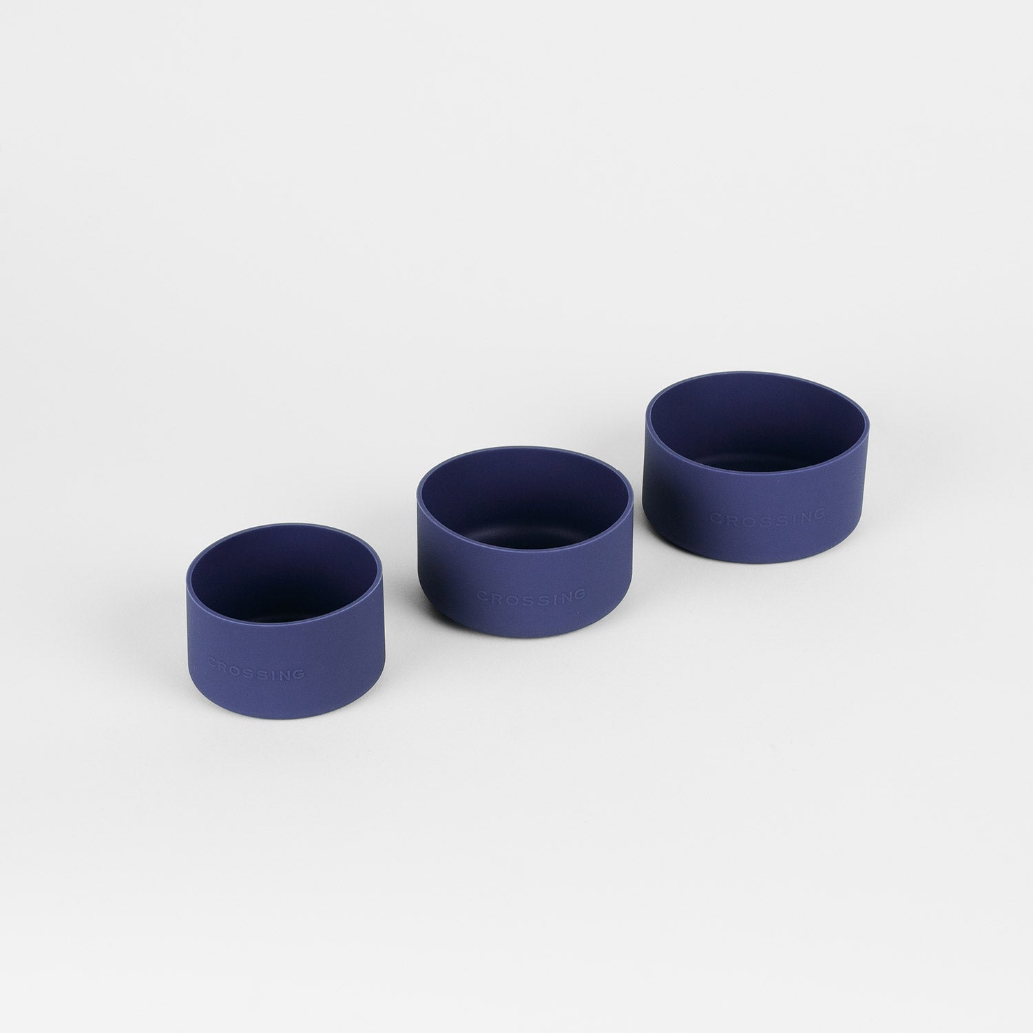 Crossing Silicone Water Bottle Boot - Fits Diameter 7-7.5cm (550ml) Blistered Pack - Dark Blue
