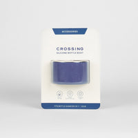 Crossing Silicone Water Bottle Boot - Fits Diameter 7-7.5cm (550ml) Blistered Pack - Dark Blue