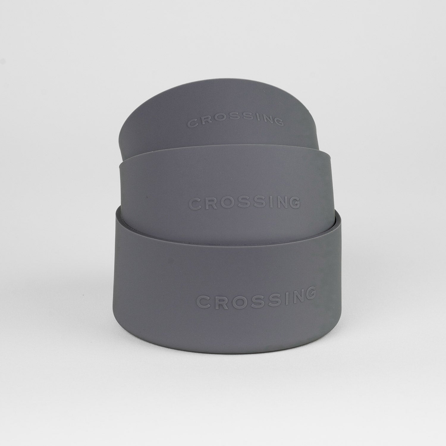 Crossing Silicone Water Bottle Boot - Fits Diameter 7-7.5cm (550ml) Blistered Pack - Gray