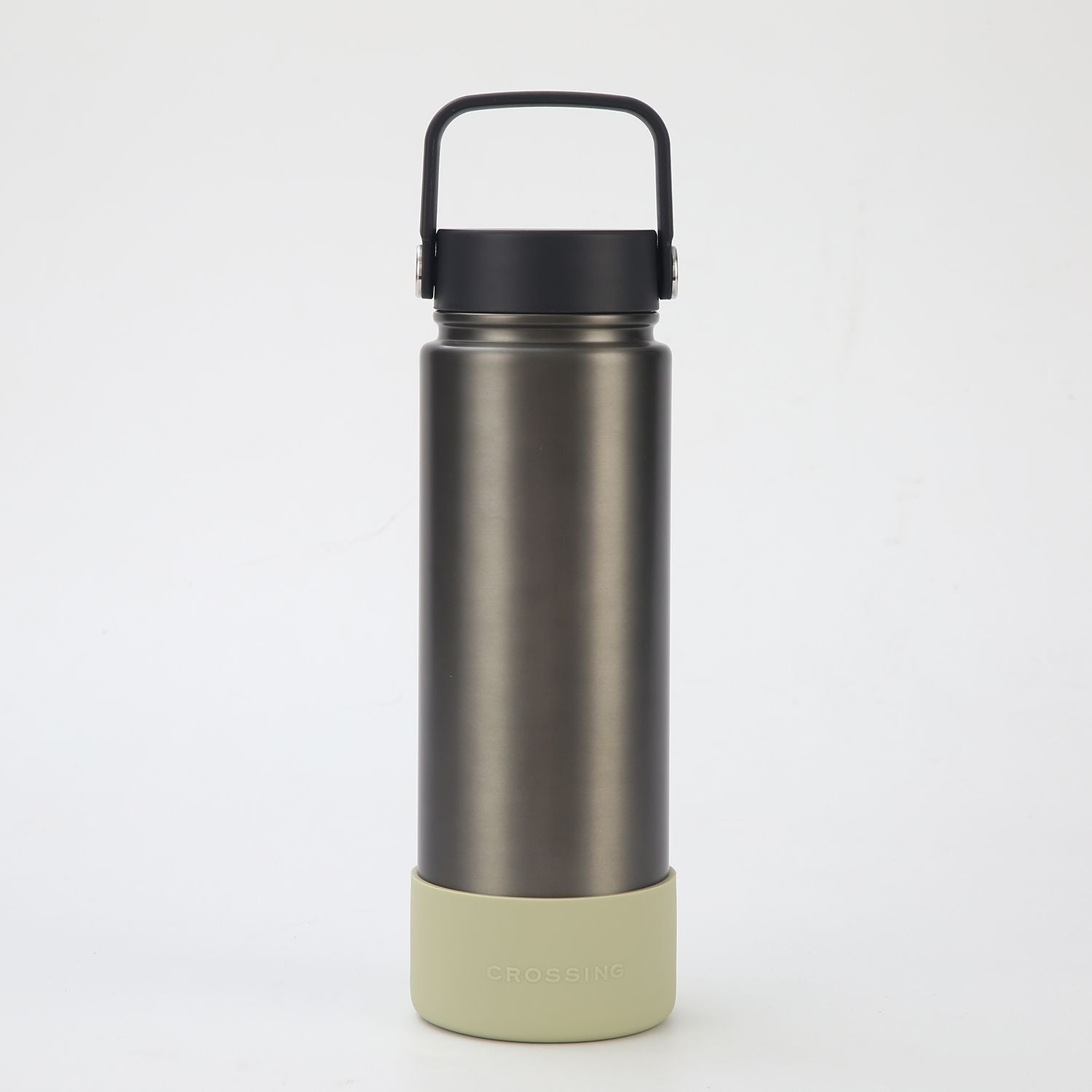 Crossing Bottle Silicone Boot Fits Diameter 7-7.5cm (550ml) Blistered Pack - Matcha Latte