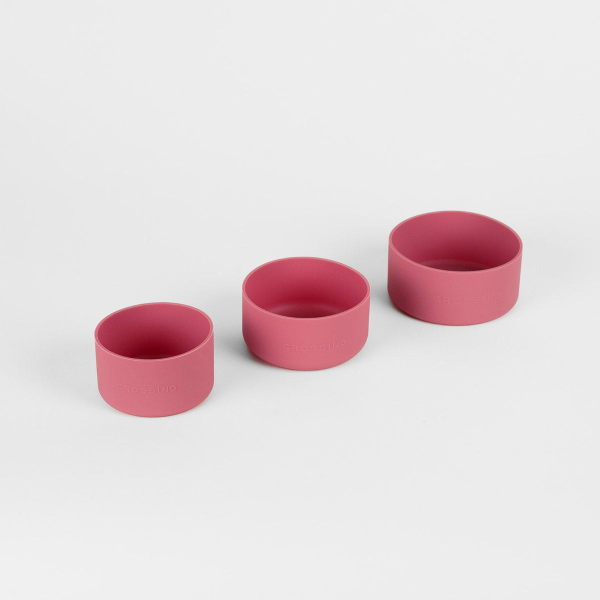 Crossing Silicone Water Bottle Boot - Fits Diameter 7-7.5cm (550ml) Blistered Pack - Pink