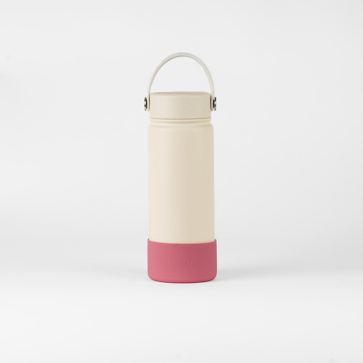 Crossing Silicone Water Bottle Boot - Fits Diameter 7-7.5cm (550ml) Blistered Pack - Pink