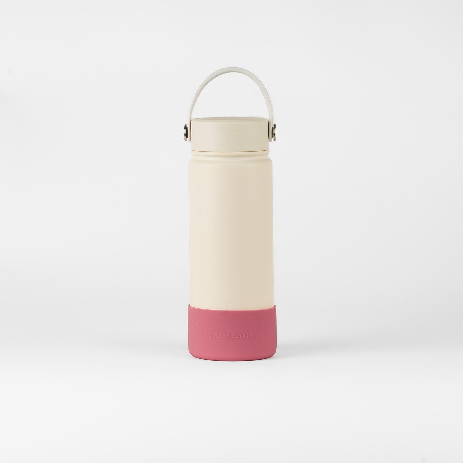 Crossing Silicone Water Bottle Boot - Fits Diameter 7-7.5cm (550ml) Blistered Pack - Pink