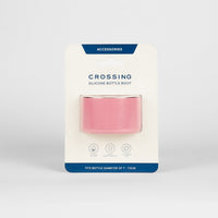 Crossing Silicone Water Bottle Boot - Fits Diameter 7-7.5cm (550ml) Blistered Pack - Pink