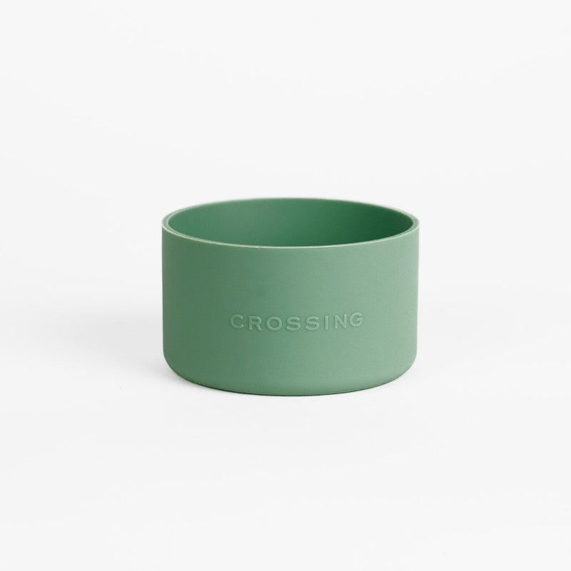 Crossing Silicone Water Bottle Boot - Fits Diameter 7-7.5cm (550ml) Blistered Pack - Sage Green