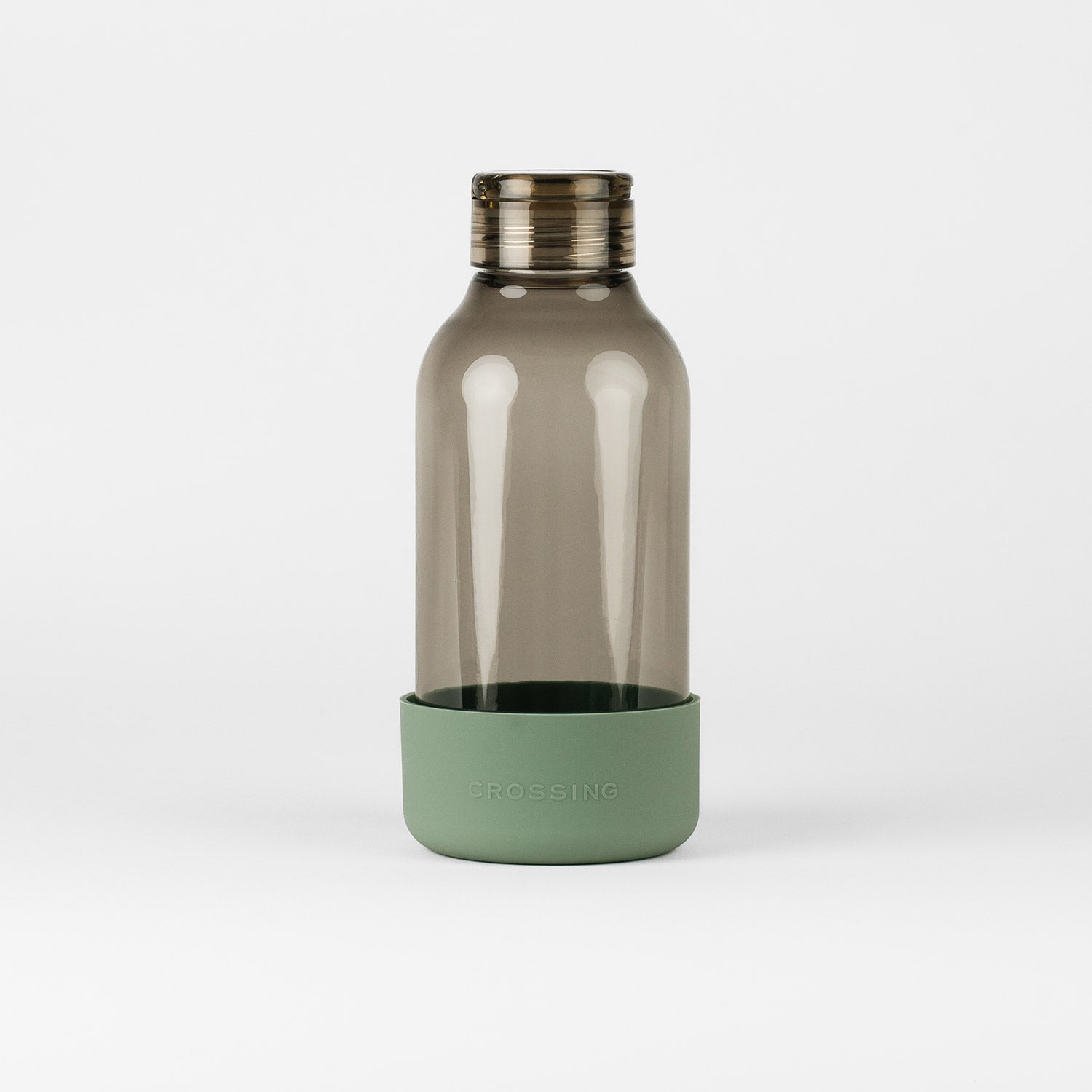 Crossing Silicone Water Bottle Boot - Fits Diameter 7-7.5cm (550ml) Blistered Pack - Sage Green