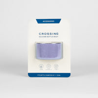 Crossing Silicone Water Bottle Boot - Fits Diameter 7-7.5cm (550ml) Blistered Pack - Sky Blue