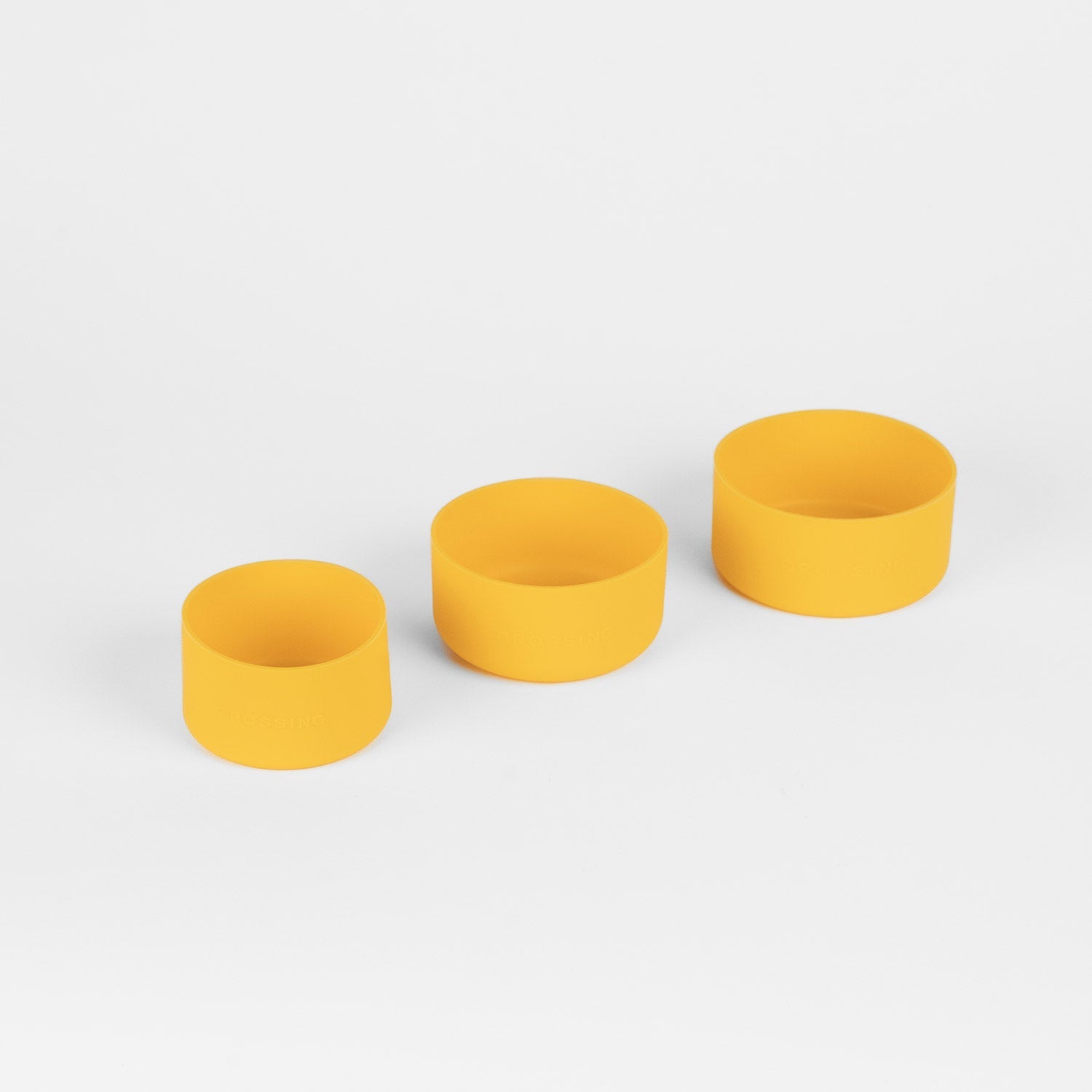 Crossing Silicone Water Bottle Boot - Fits Diameter 7-7.5cm (550ml) Blistered Pack - Yellow