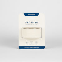 Crossing Silicone Water Bottle Boot - Fits Diameter 8-8.5cm (780ml) Blistered Pack - Cream