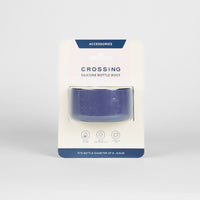 Crossing Silicone Water Bottle Boot - Fits Diameter 8-8.5cm (780ml) Blistered Pack - Dark Blue