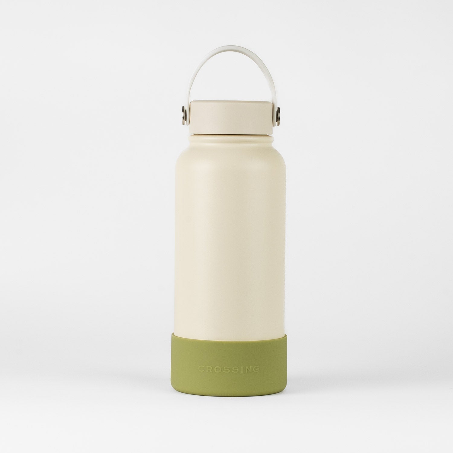 Crossing Silicone Water Bottle Boot - Fits Diameter 8-8.5cm (780ml) Blistered Pack - Moss