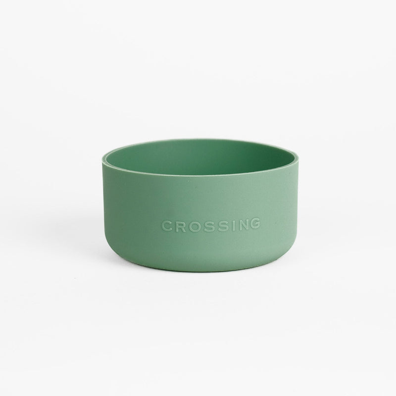 Crossing Silicone Water Bottle Boot - Fits Diameter 8-8.5cm (780ml) Blistered Pack - Sage Green