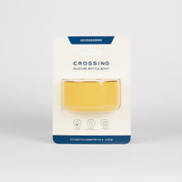 Crossing Silicone Water Bottle Boot - Fits Diameter 8-8.5cm (780ml) Blistered Pack - Yellow