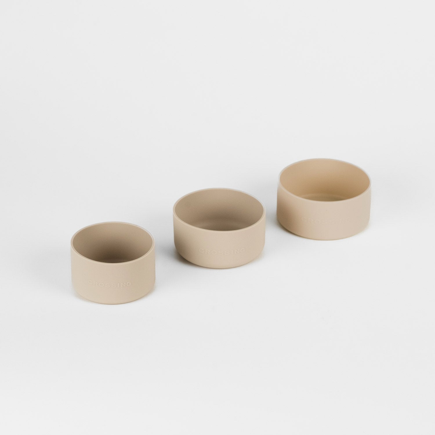 Crossing Silicone Water Bottle Boot - Fits Diameter 9-9.5cm (1100ml) Blistered Pack - Beige