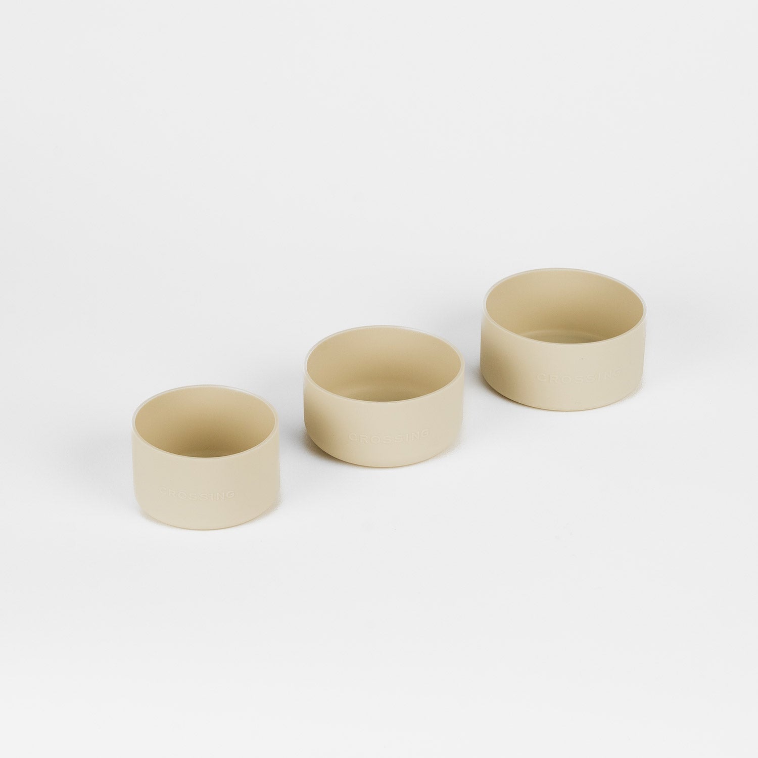 Crossing Silicone Water Bottle Boot - Fits Diameter 9-9.5cm (1100ml) Blistered Pack - Cream