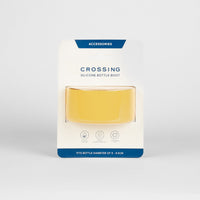 Crossing Silicone Water Bottle Boot - Fits Diameter 9-9.5cm (1100ml) Blistered Pack - Yellow