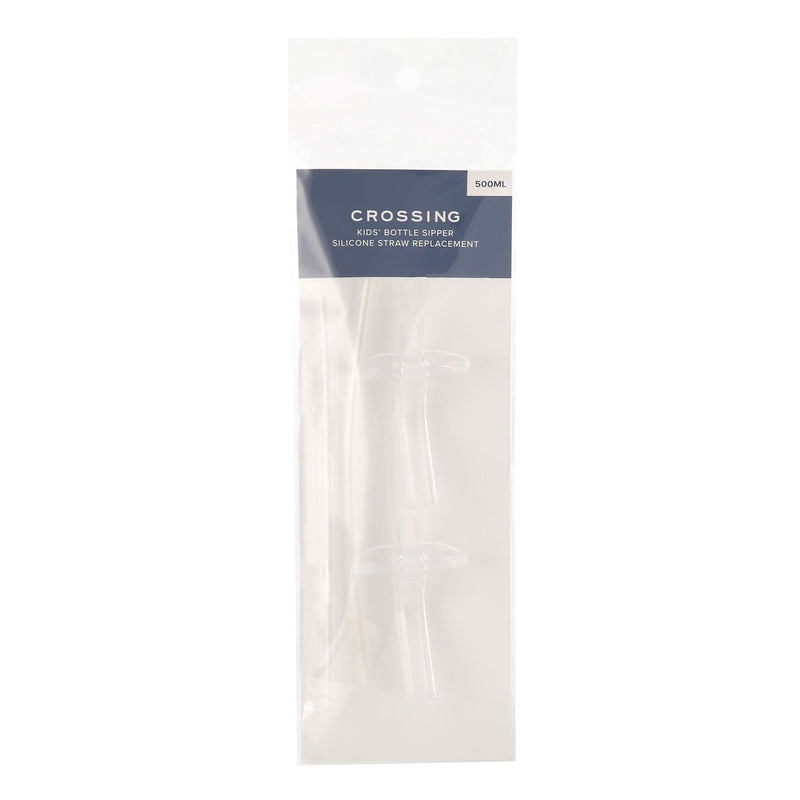 Crossing Bottle Straw Only For Kids' Water Bottle W/Sipper Silicone Straw - 500ml