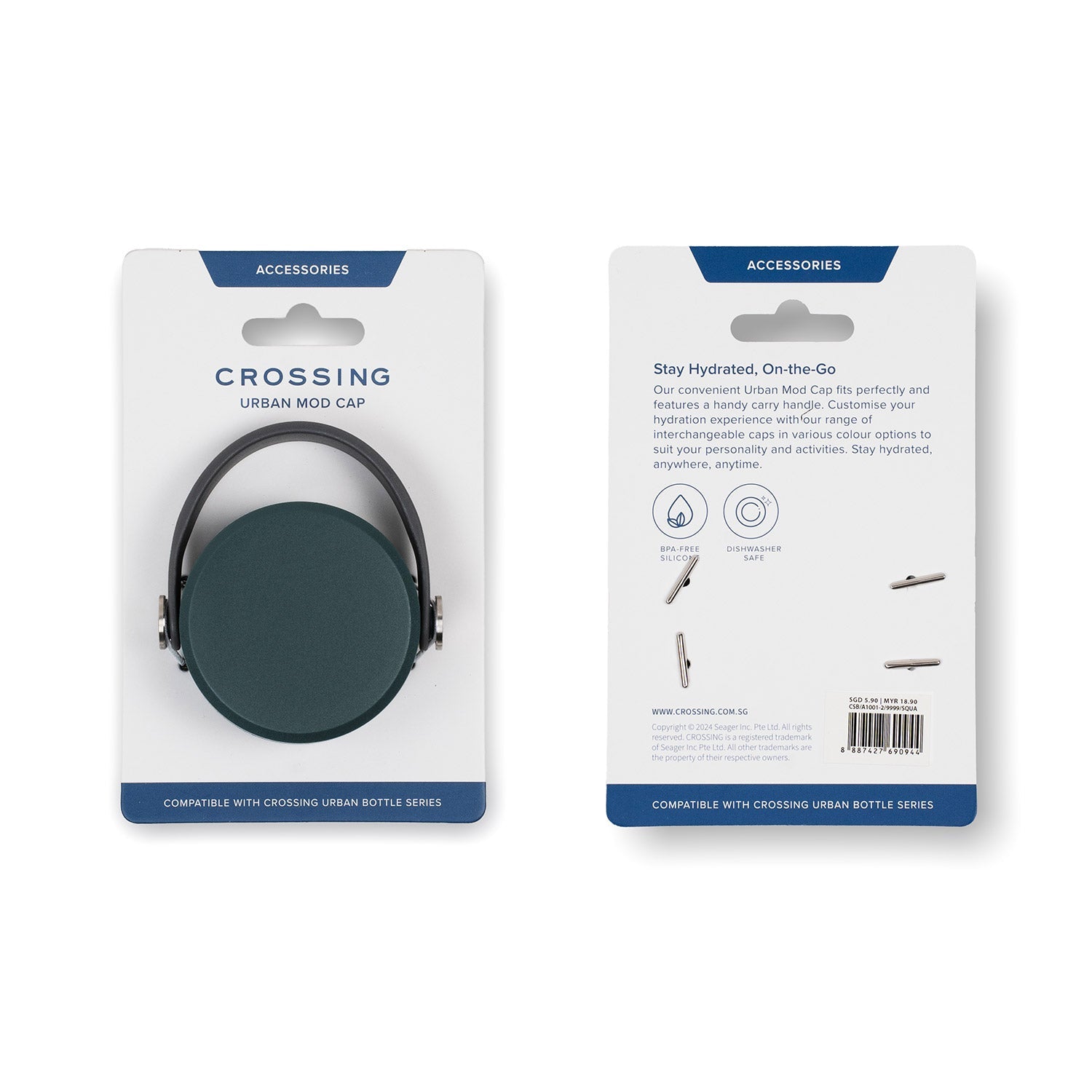 Crossing Bottle Urban Mod Cap - Squash (Dark Green)