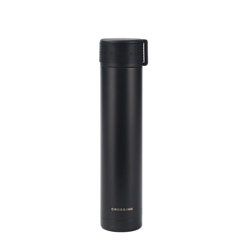 Crossing Compact Slim Insulated S/S Bottle 250ml - Black
