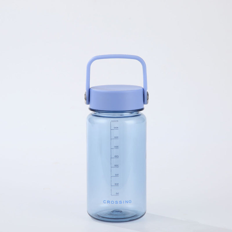 Crossing Flow Tritan Flat Cap Bottle 500ml - Heirloom Blue