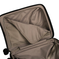 Crossing GLID Polypropylene Carry On 20" Luggage - Black