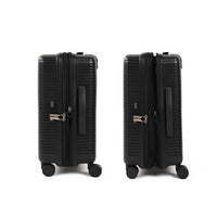 Crossing GLID Polypropylene Carry On 20" Luggage - Black