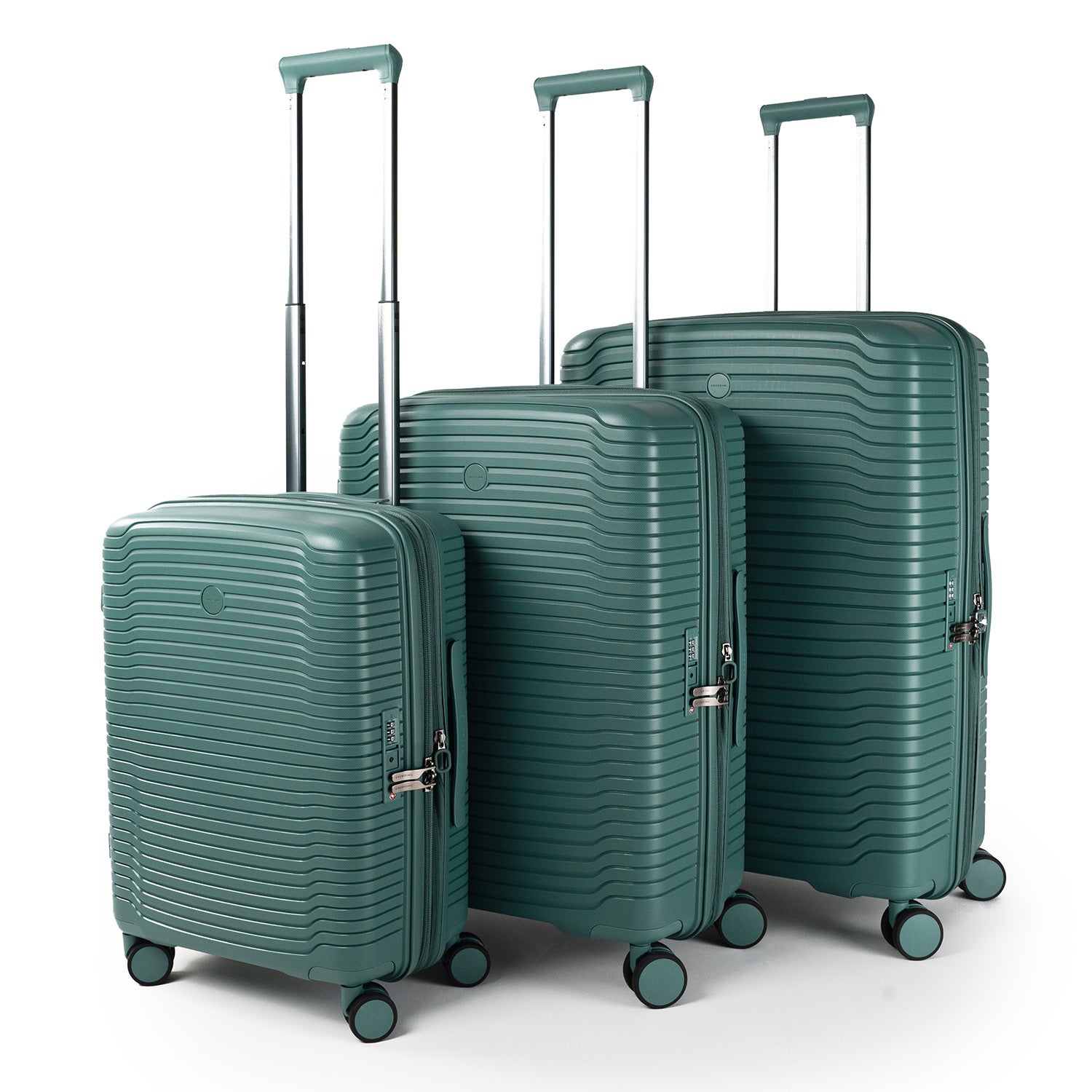 Crossing GLID Polypropylene Carry On 20" Luggage - Green