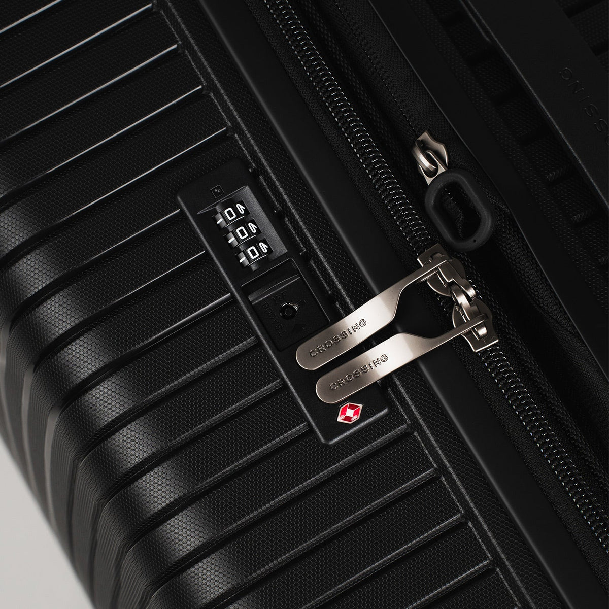 Crossing GLID Polypropylene Large 30" Luggage - Black